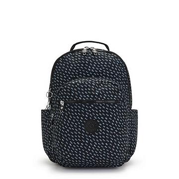 Bolsas Para Portatil Kipling Seoul Large Printed 15" Backpack Azules | MX 1662MQ